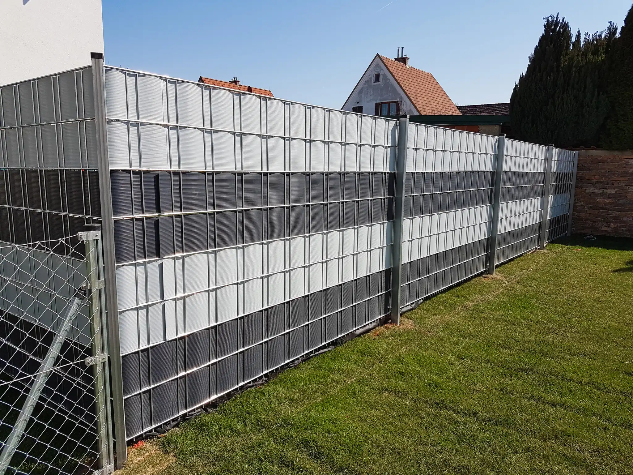 Gartenzaun als Sichtschutz