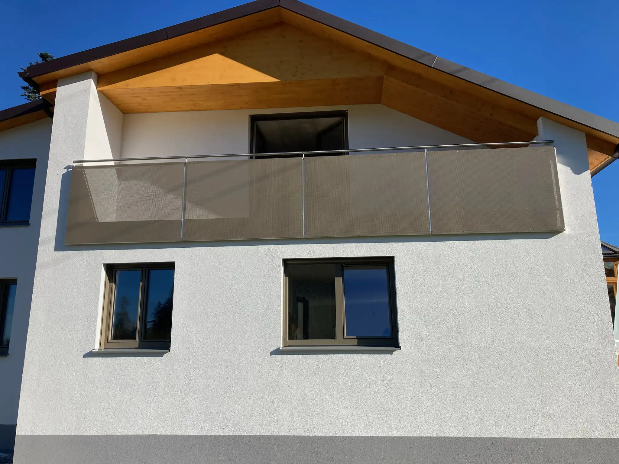 Terrassengeländer als Sichtschutz