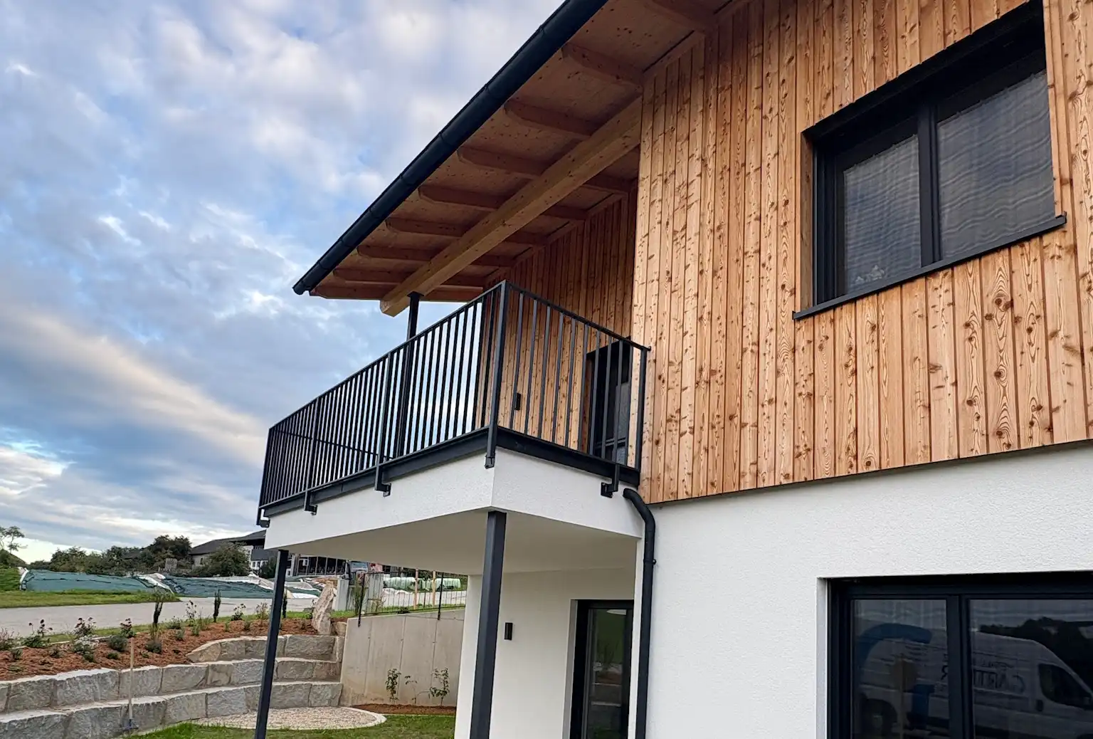 Gartenzaun als Abgrenzung