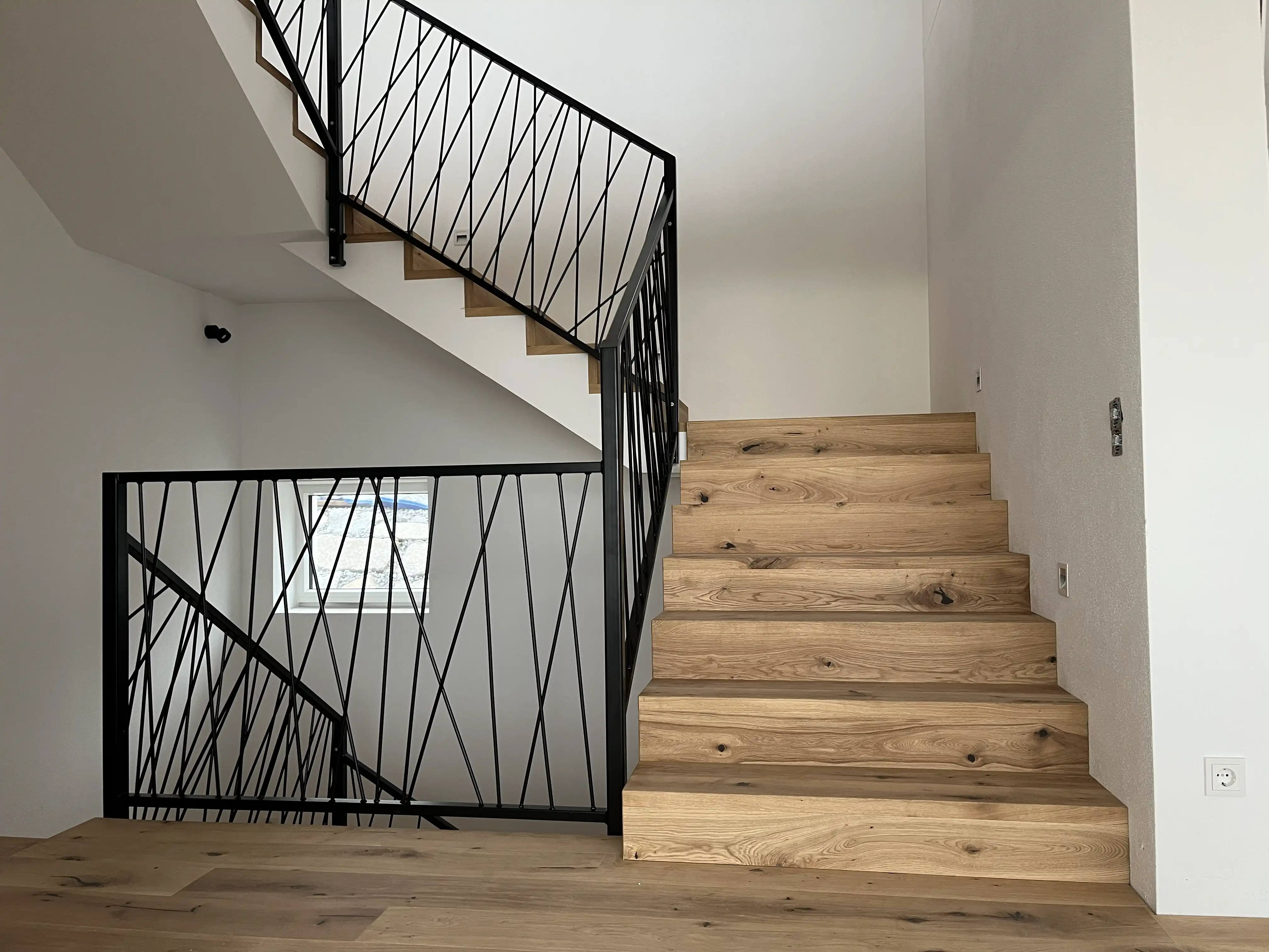 Stiegengeländer aus Edelstahl