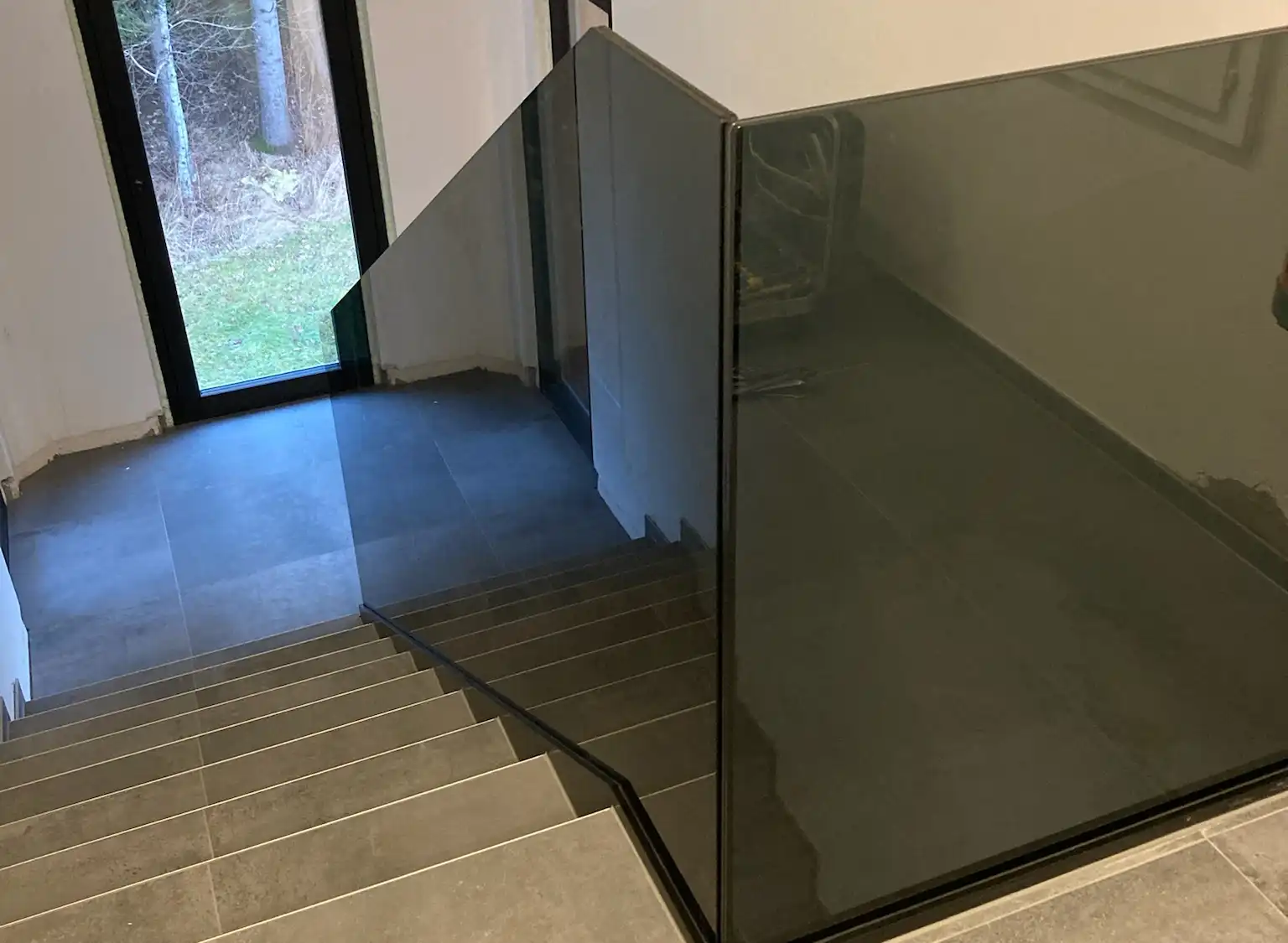 Innengeländer aus Glas