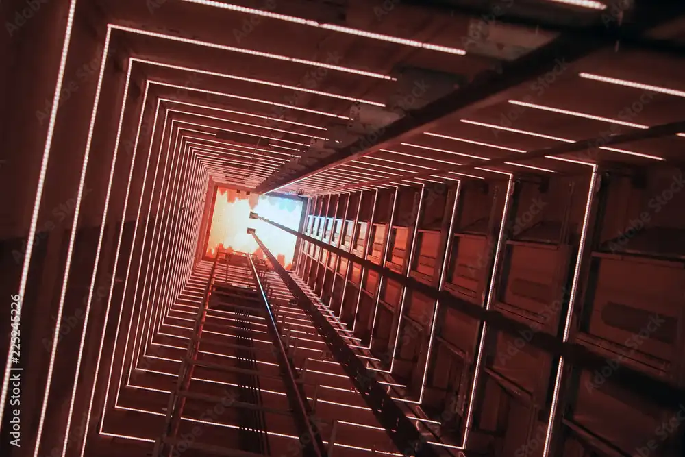 Stahlschacht für Lift