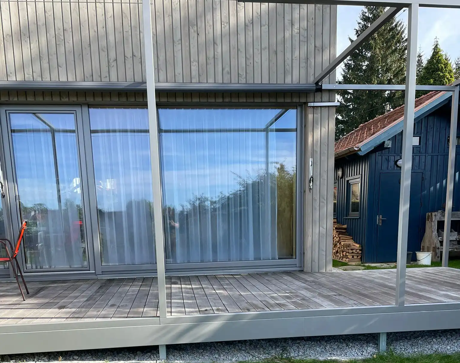 Terrassenüberdachung mit Metall