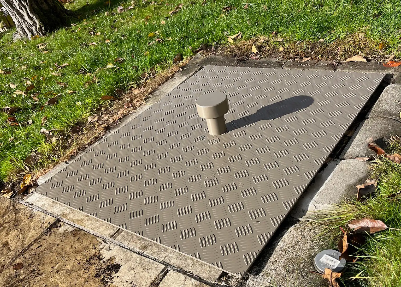 Metalldeckel für Schächte