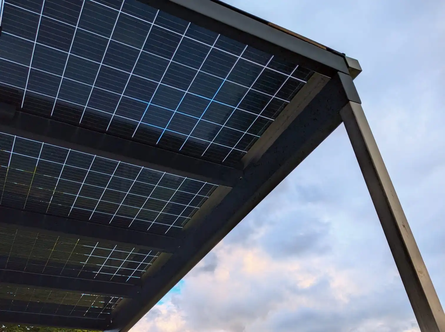 Überdachung Terrasse mit PV